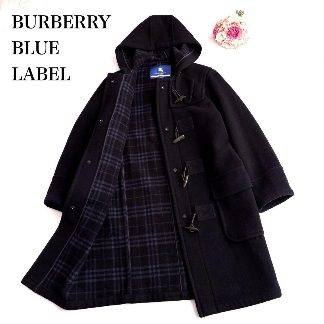 Burberry Blue Label duffle coat with Nova check navy
