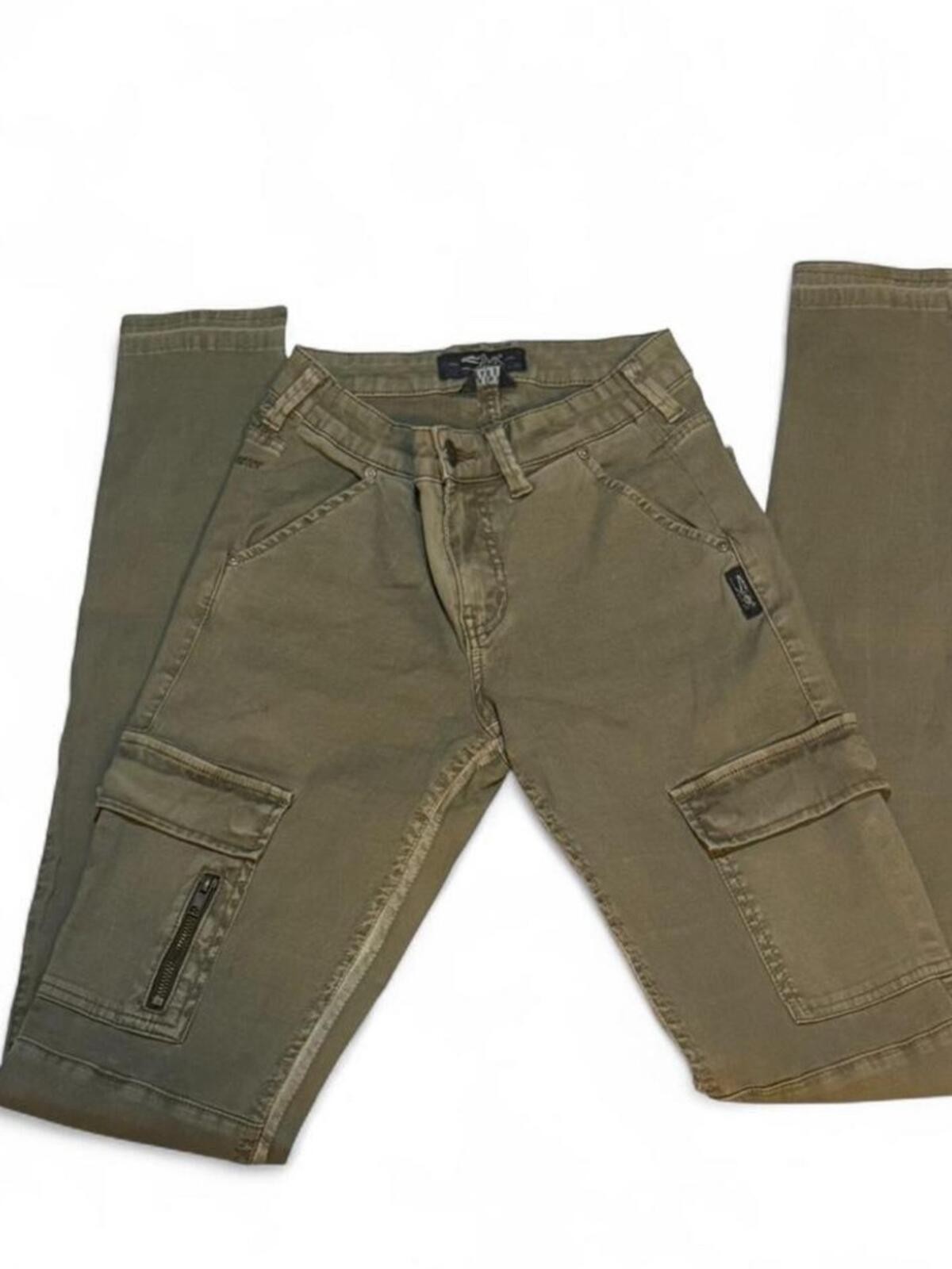 Silver Jeans Women’s Skinny Olive Cargo Pants – Utility Style