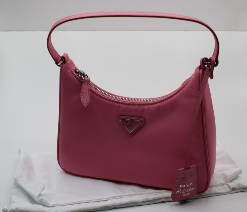 Prada Re-Edition 2005 Cloth Handbag RARE Excellent Condition