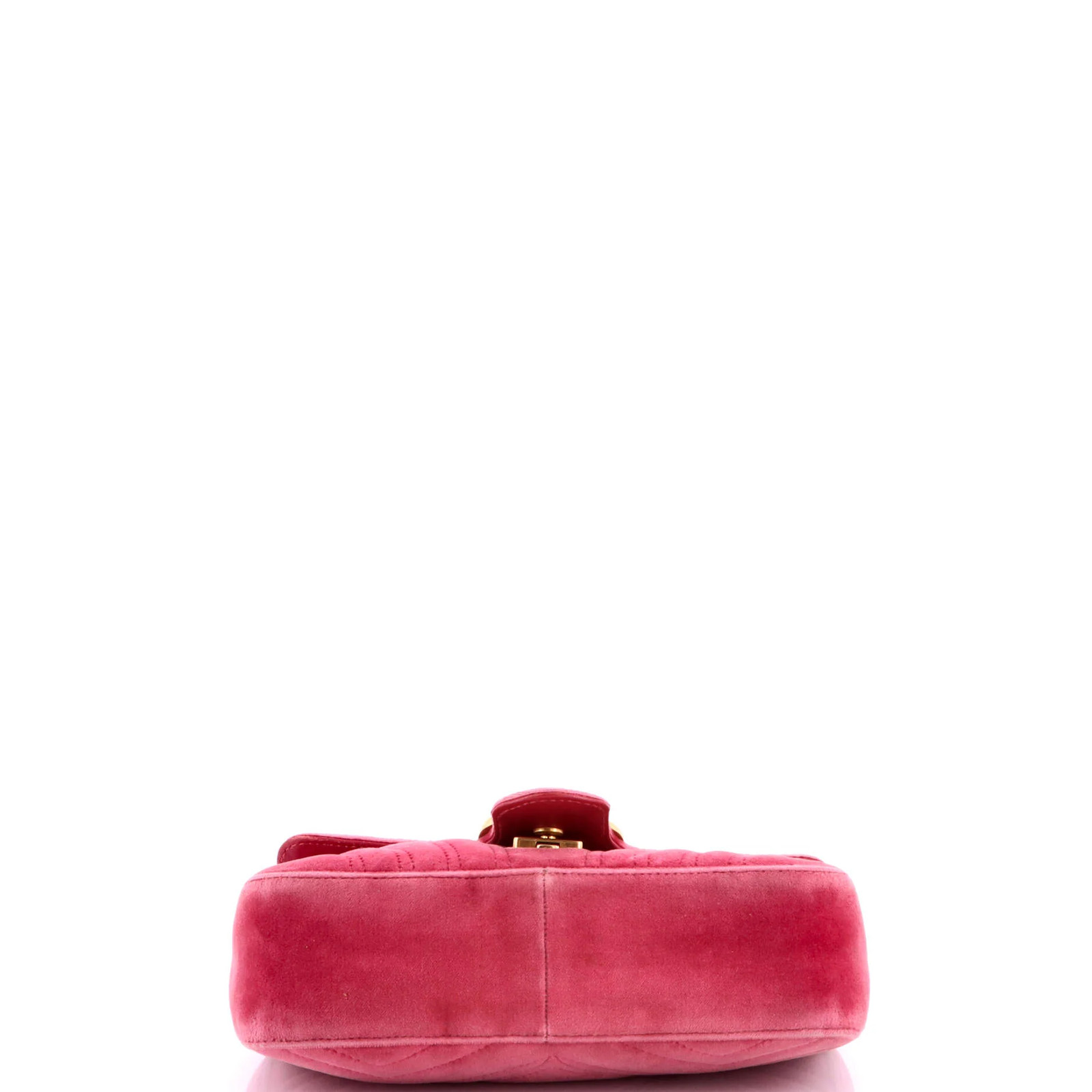 Gucci GG Marmont Flap Bag Matelasse Velvet Mini
