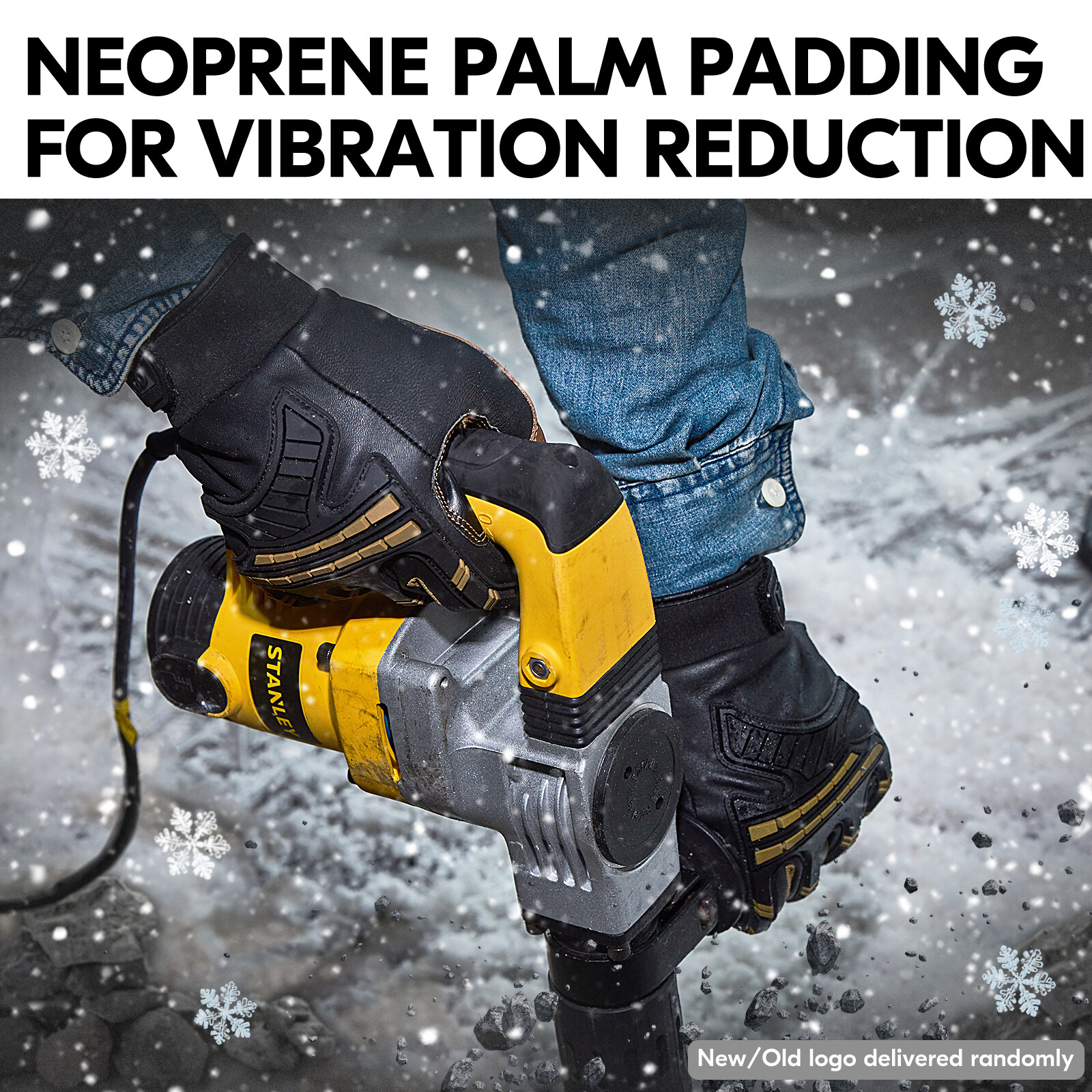 Vgo 1/2Pairs Winter Waterproof Heavy Duty Mechanic GloveTouchscreen (GA8954FW)