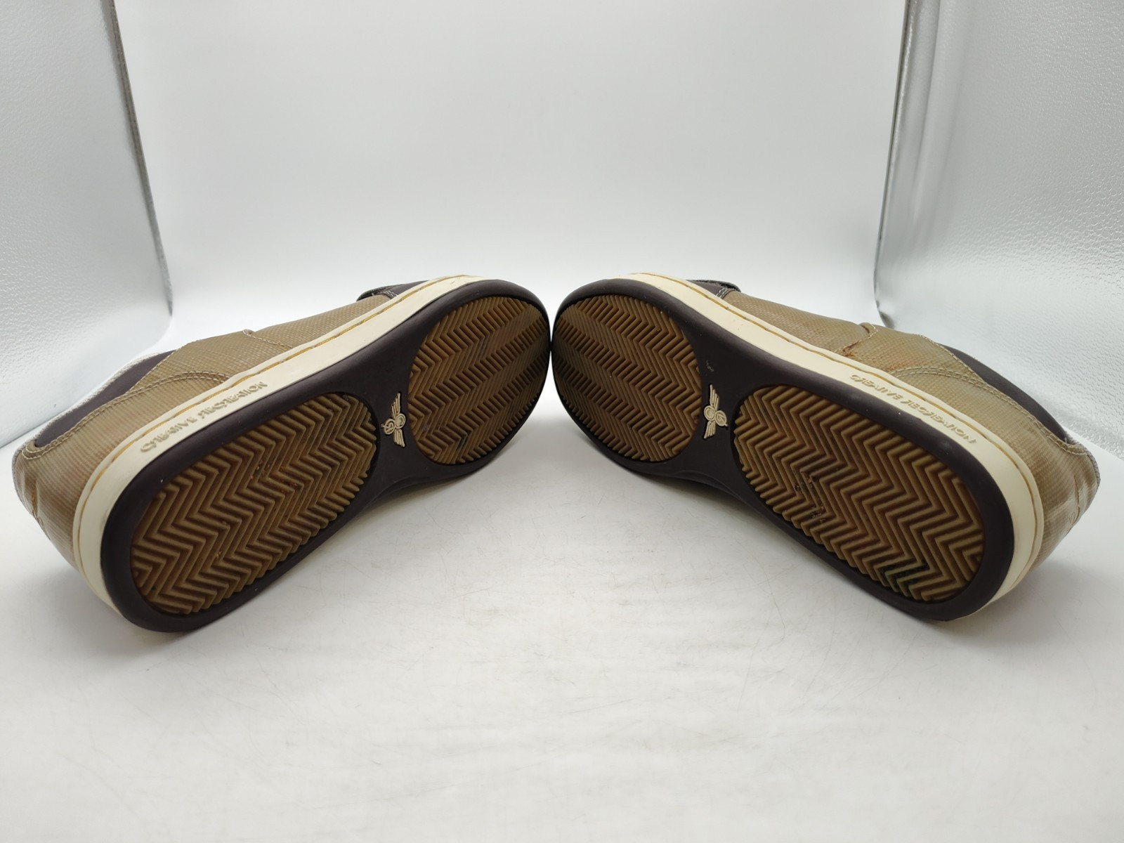 Creative Recreation-Cesario Lo Waxed-TAN & BROWN Shoes-CR4LO10-Men’s Size 8-NICE
