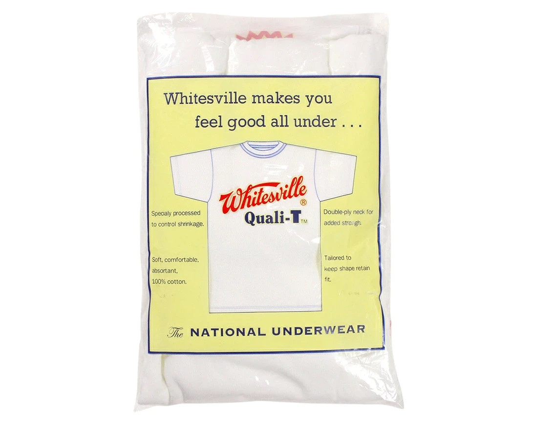 Whitesville 2-PACK T-SHIRT OFF-WHITE WV73544 Men’s Made in Japan New
