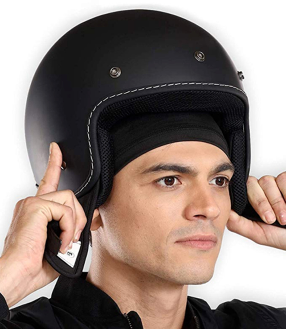 Cooling Skull Cap Helmet Liner Beanie Mesh Cycling Running Hat Fits Under Helmet