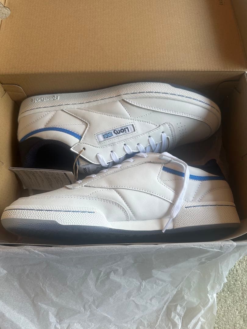 Reebok Classic Lions Sneakers Men US 11 White/Blue/Black 29cm