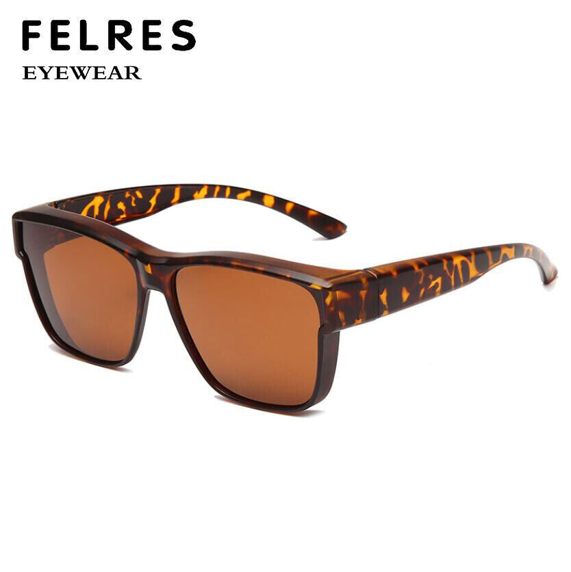 Fit Over Glasses Polarized Sunglasses For Men Women Wrap Around Driving Glasses