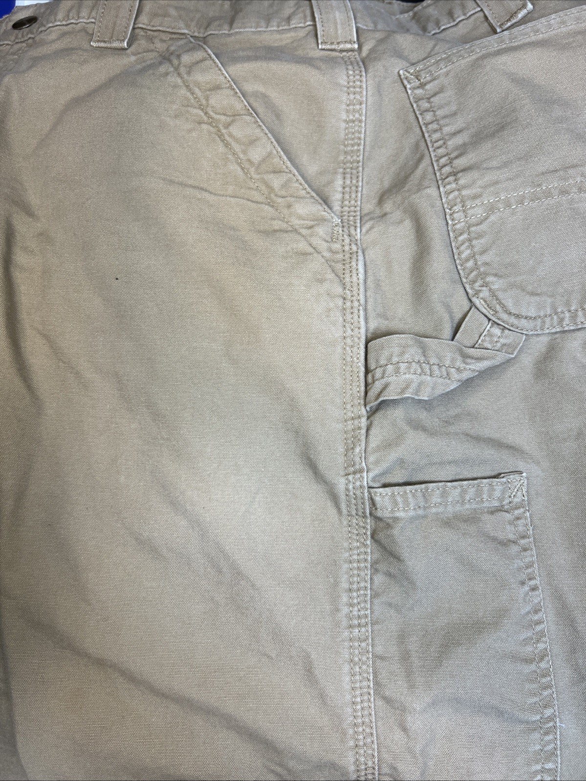 Carhartt B151 Canvas Utility Pants Men’s 32×30 Beige Work Dungaree 100% Cotton
