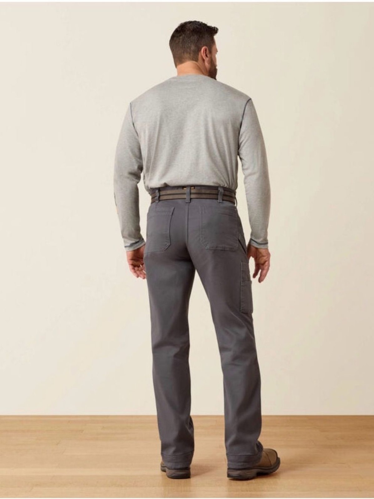 Ariat Rebar M4 Relaxed DuraStretch Washed Twill Dungaree Boot Cut Pant 42/32