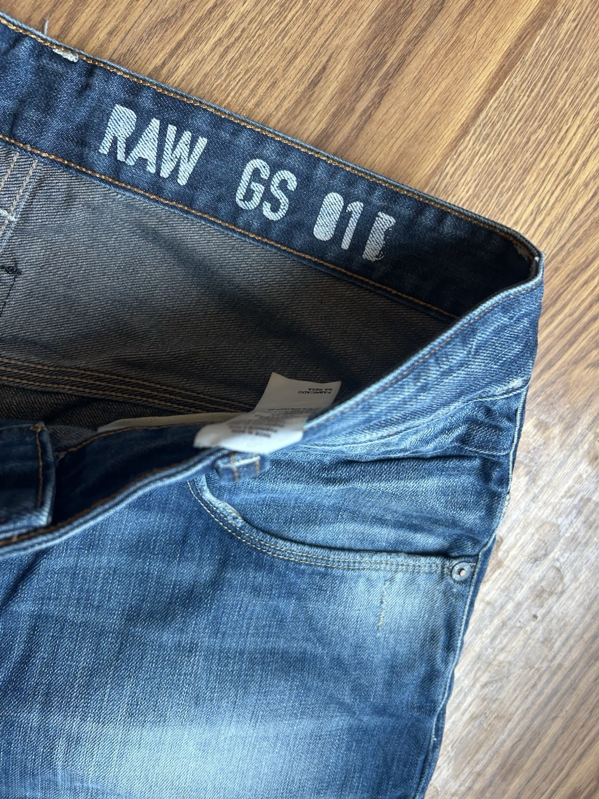 G Star Mens Blue Jeans Bottoms 34×34 Mens Clothing