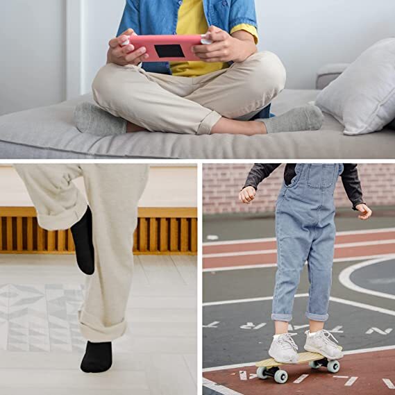 6-12 Pairs Kids Baby Toddler Solid Plain Ankle Boys Girls Socks Cotton Size 0-8