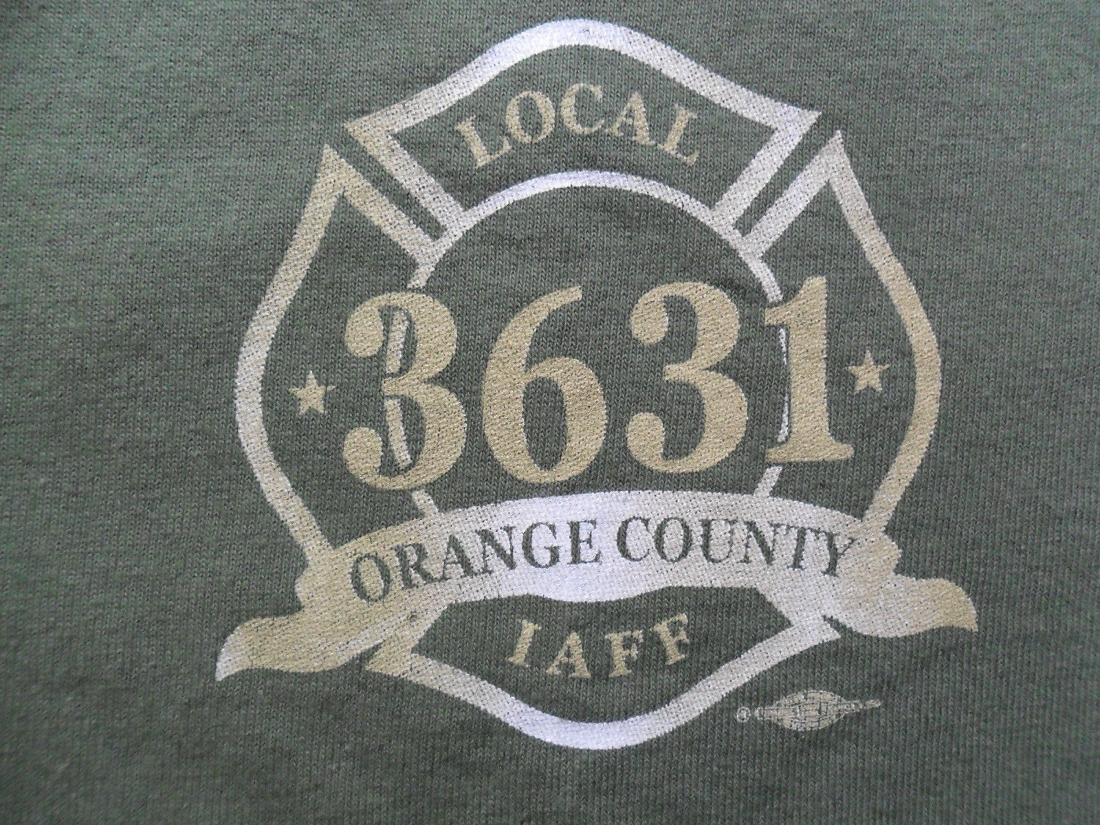 Large Local Orange County IAFF 3631 City Connect Runs Smaller Shirt