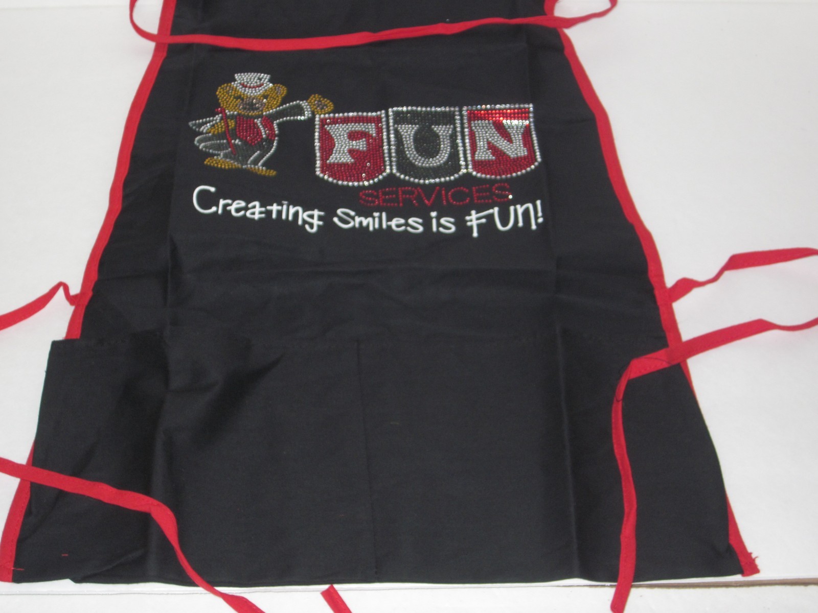 Fun Services Rhinestone Apron – Festivals, School Carnivals, Magicians, Bingo