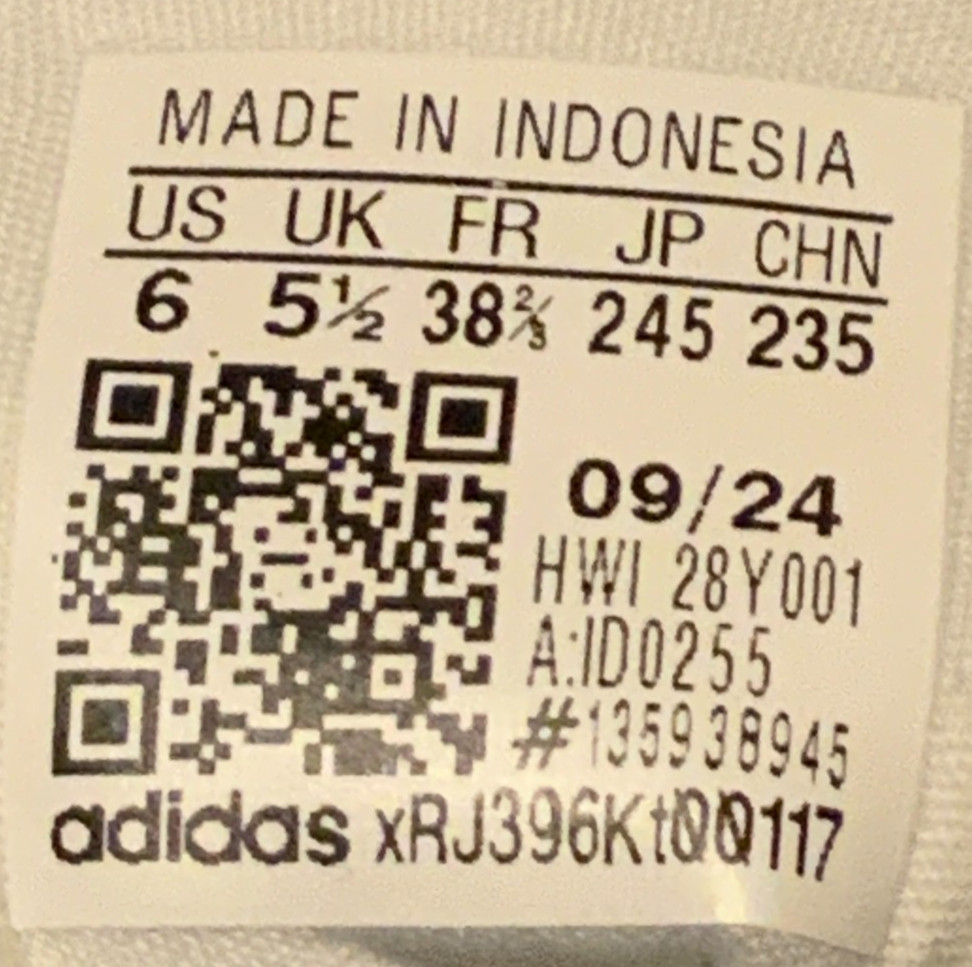 Adidas Kids’ X_PLR Path, Style# ID0255, Size 6, Color White/Grey