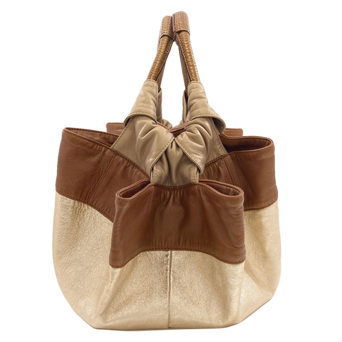 LOEWE nappa aire handbag lambskin ladies used from Japan
