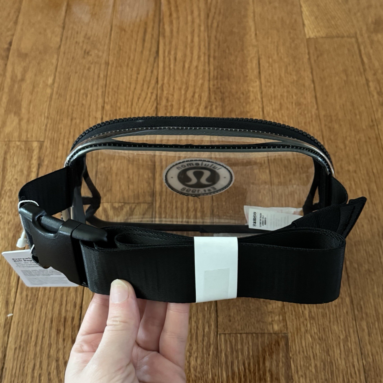 Lululemon Everywhere Belt Bag Clear Stadium Fanny Pack 1L Adjustable Straps NWT