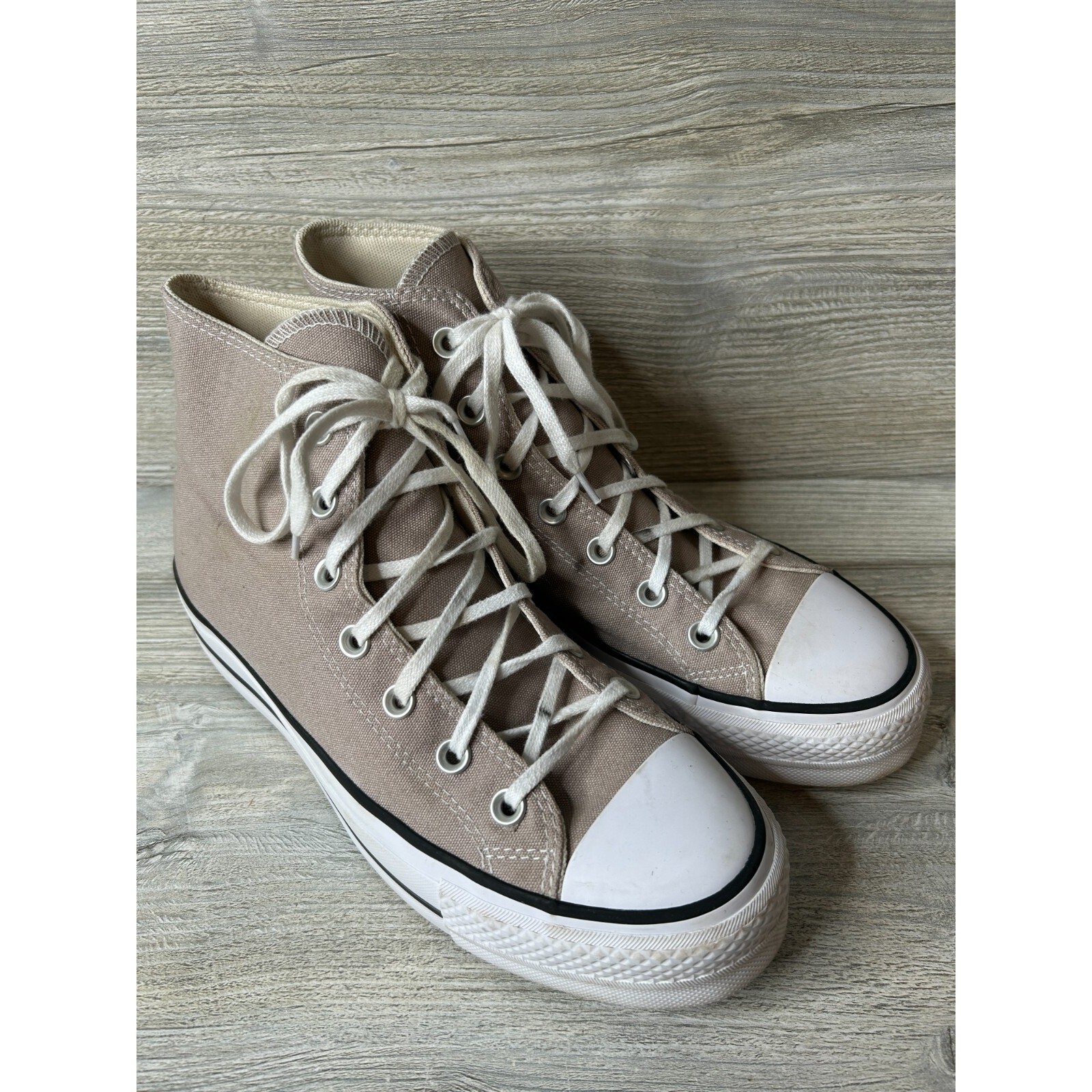 Converse C Taylors LIFT HI WONDER STONE /WHITE (A06139F) Women’s Size 9