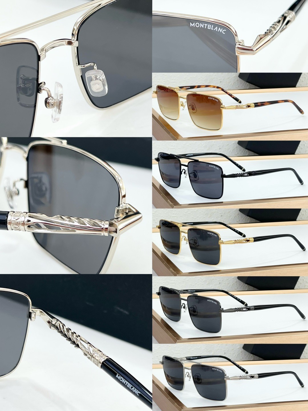 MONT BLANC MODEL:MB03320S Sunglasse SIZE: 57口16-15 new.