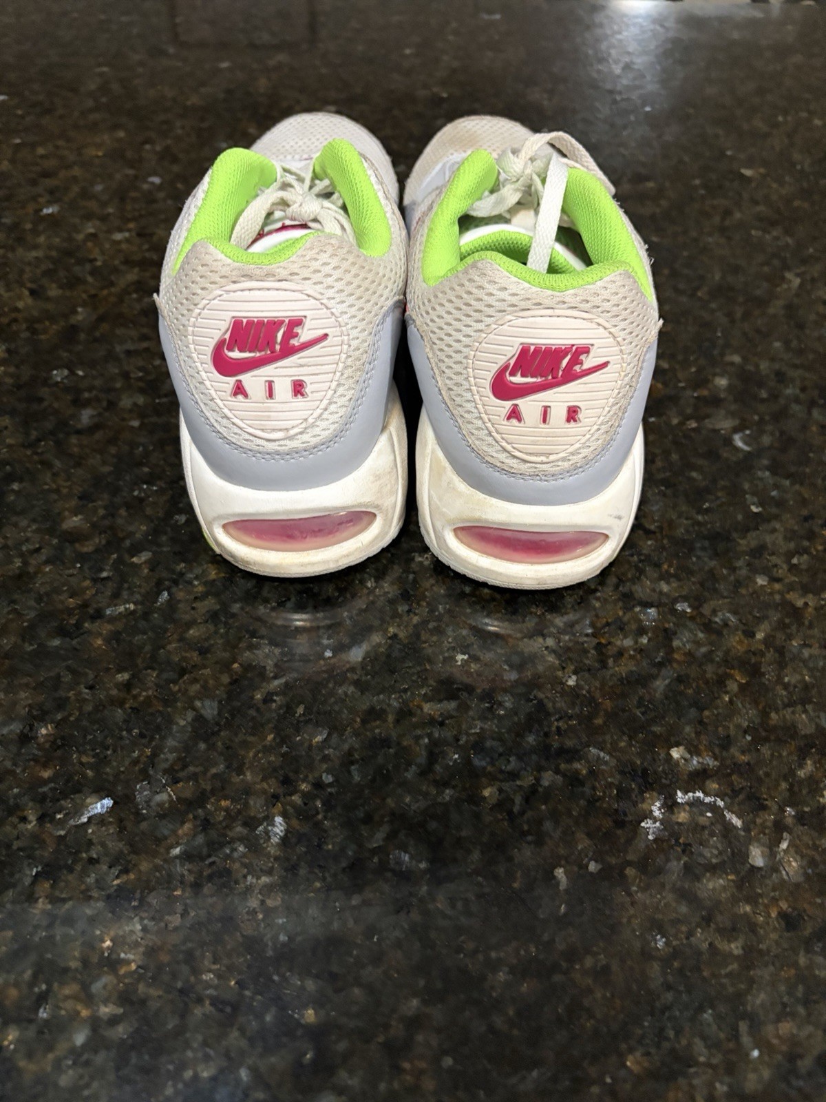Nike Air Max Correlate Low Top Mesh Sneakers White Pink Green Gray 511417-163