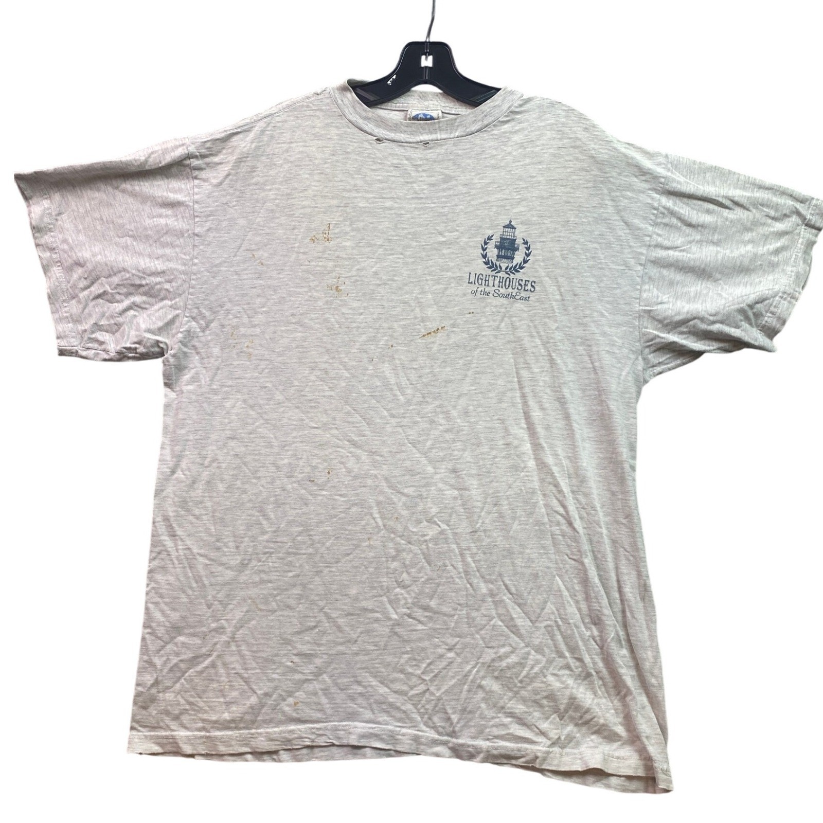 Vintage Lighthouses Shirt Mens Extra Large Nautical Grunge 1990’s Coastal