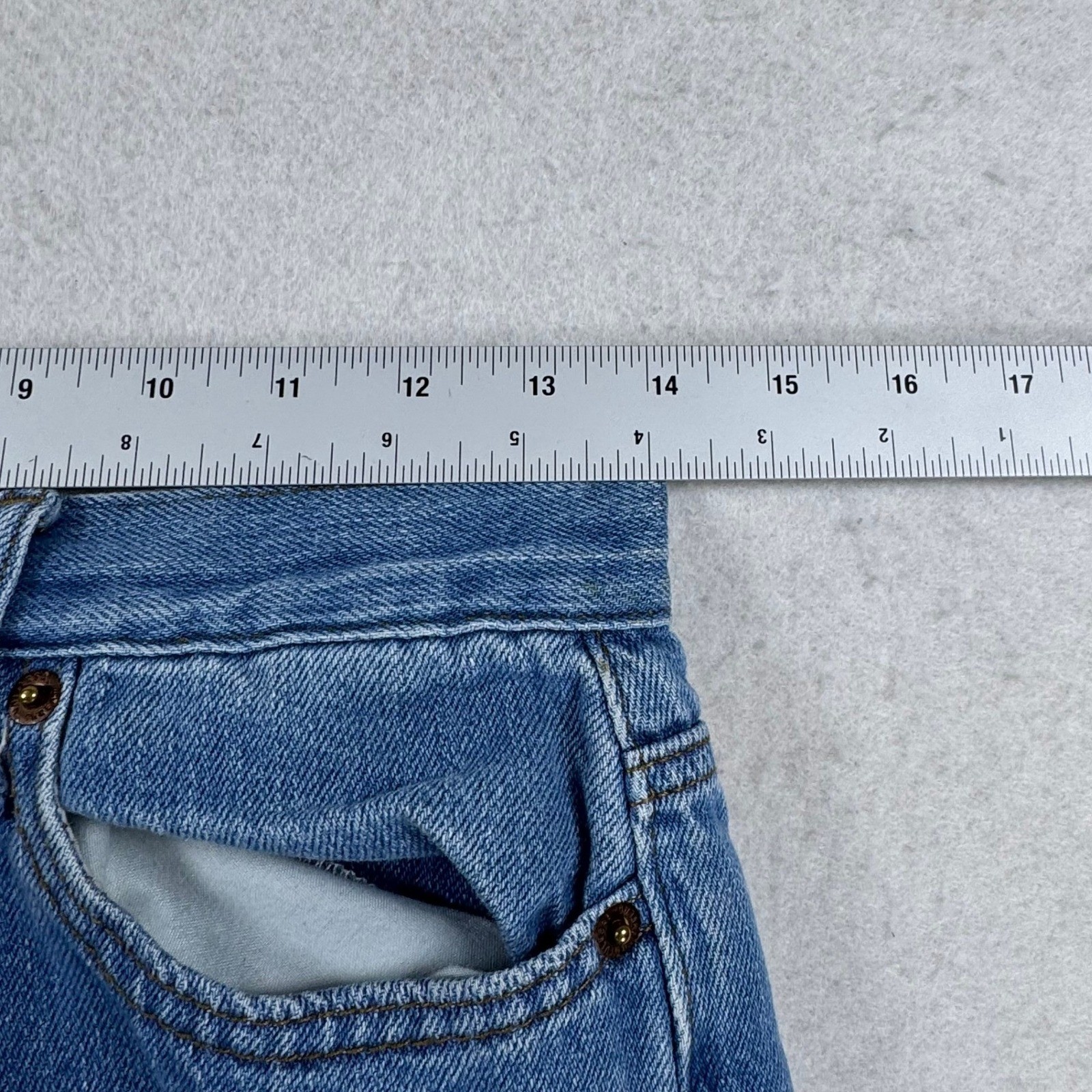 Universal Thread Relaxed Wide Leg Jeans Medium Wash Blue Denim Women Size 2/26R