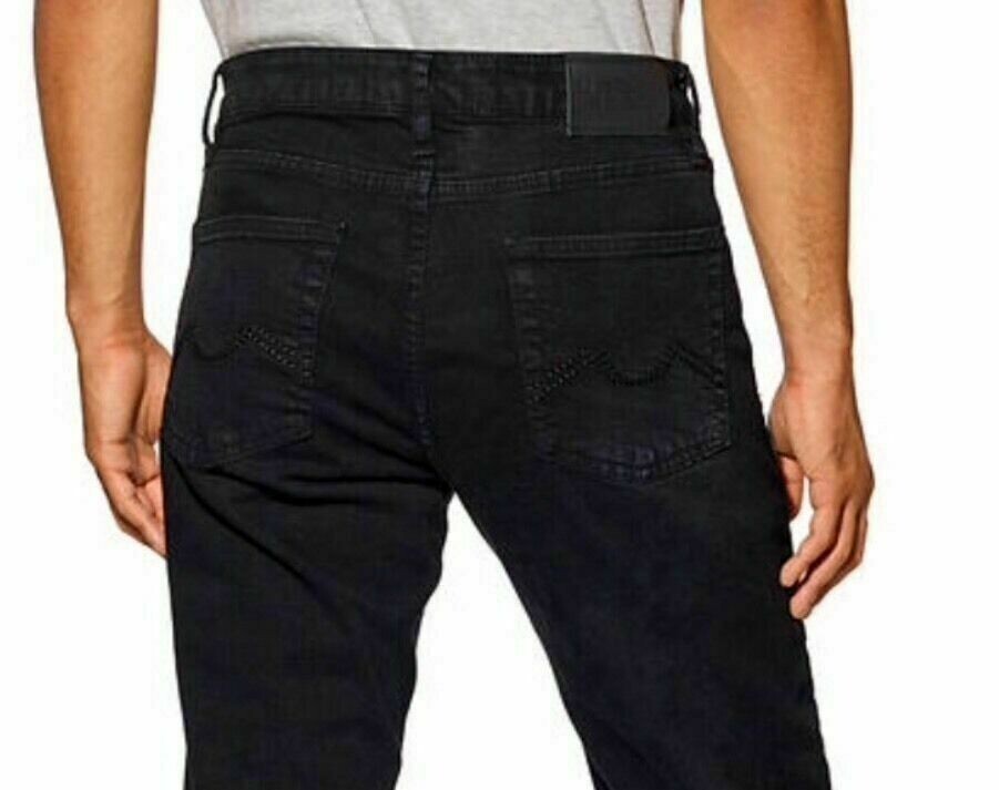 Urban Star Men’s Relaxed fit Straight Leg Stretch Black 40X34