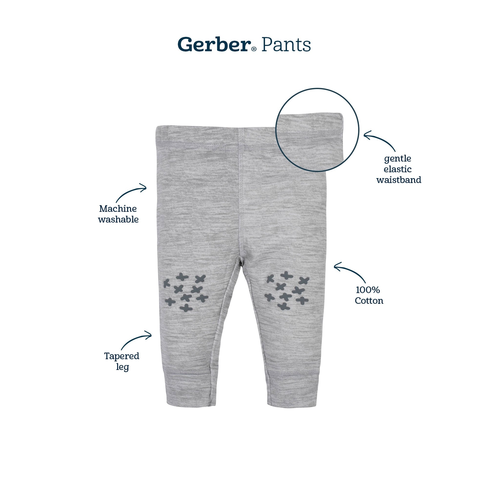 Gerber Baby Boys 2 Pack Pull On Pants NEW Size 12 Months Camo, Dino