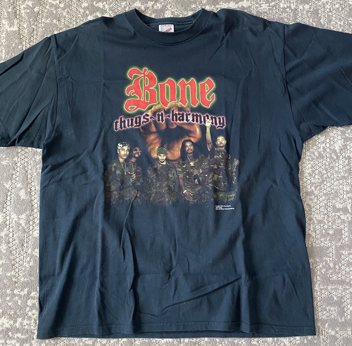Vintage Bone Thugs N Harmony Art Of War Shirt Vtg XL