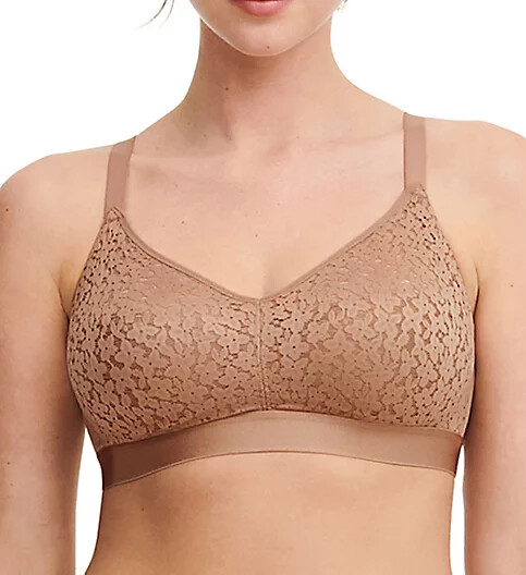 Chantelle 13F8 Norah Supportive Wire free Bra black nude ivory beige new