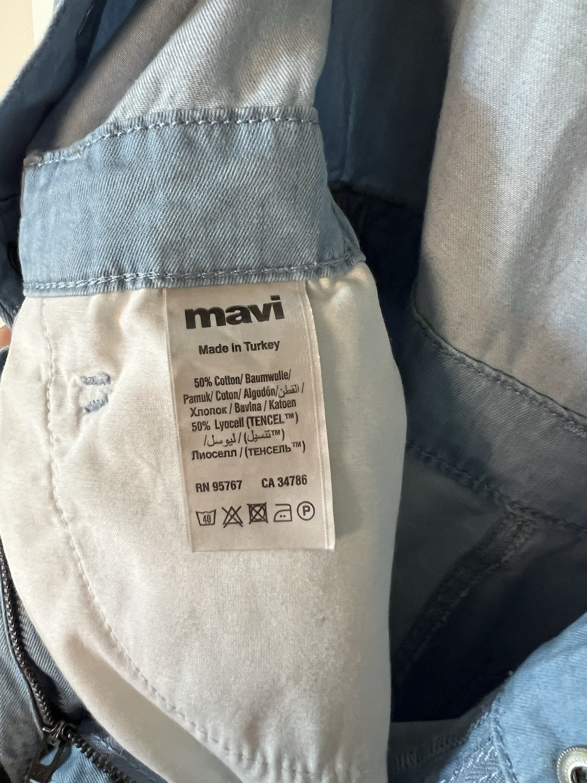 Mavi Blue Denim Short Romper Women Size L