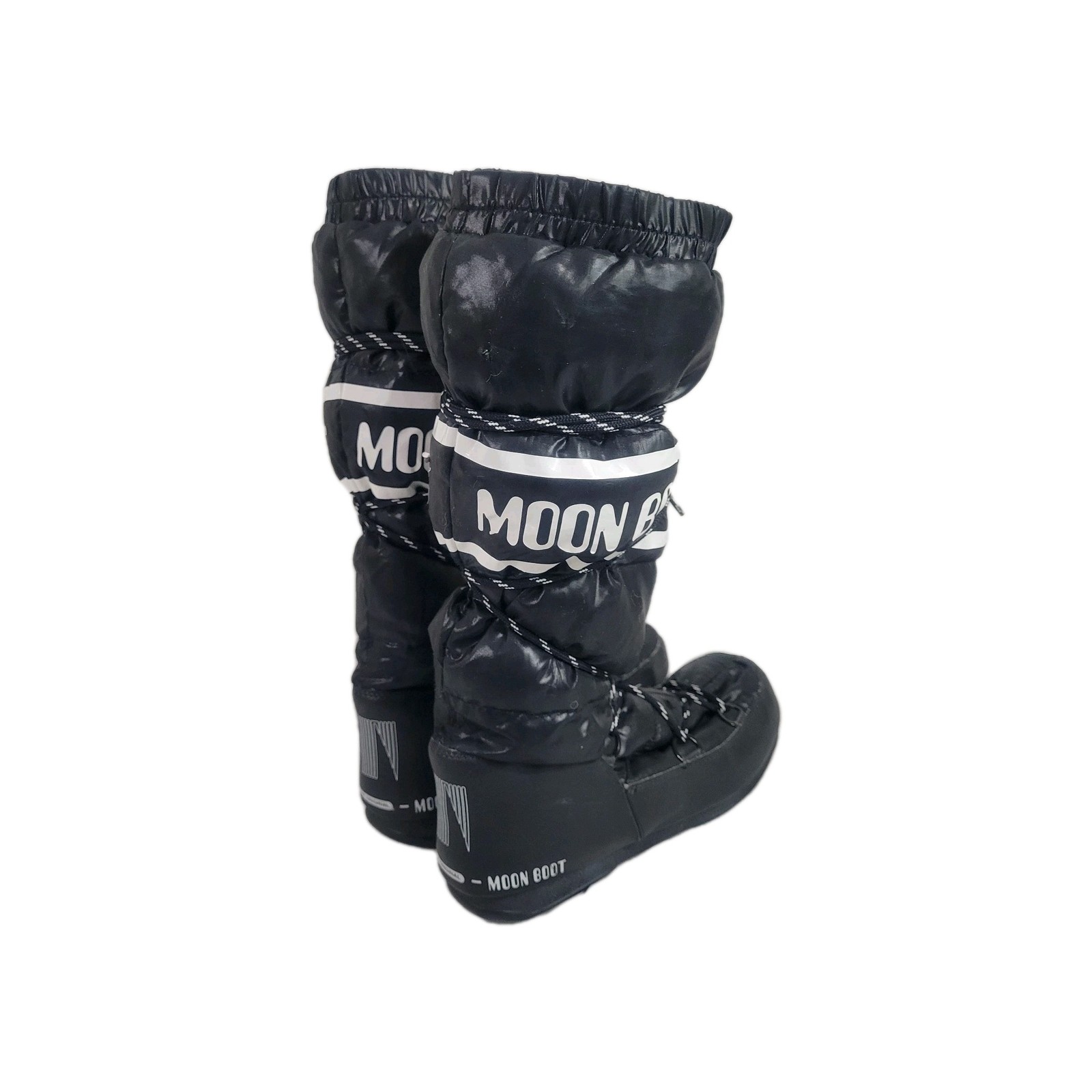 Tecnica The Original Moon Boot Womens 8.5 Black Winter Snow Boots Y2K 2000s
