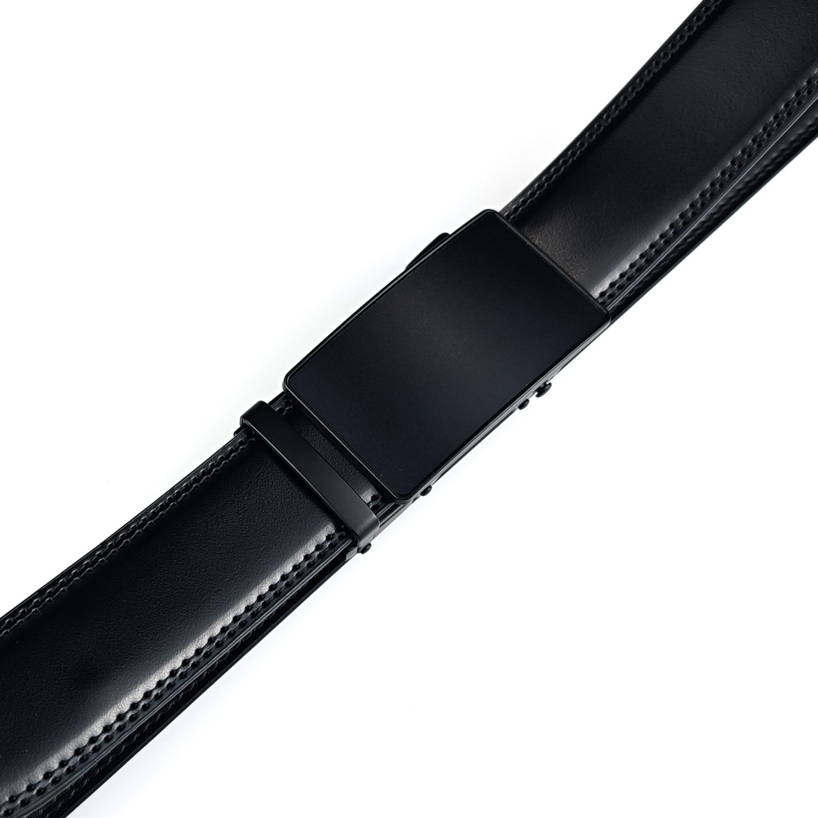 Genuine Leather Mens Ratchet Belt Belts For Men Adjustable Automatic Buckle