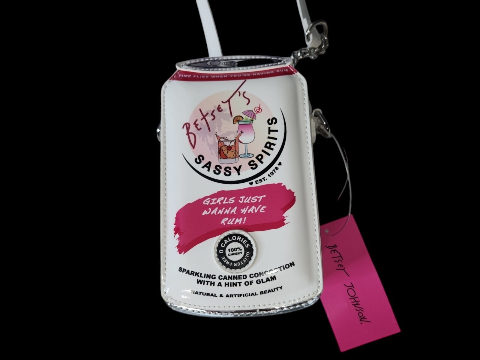Betsey Johnson XO Spritz Girls Just Want To Have Rum Ketch Crossbody