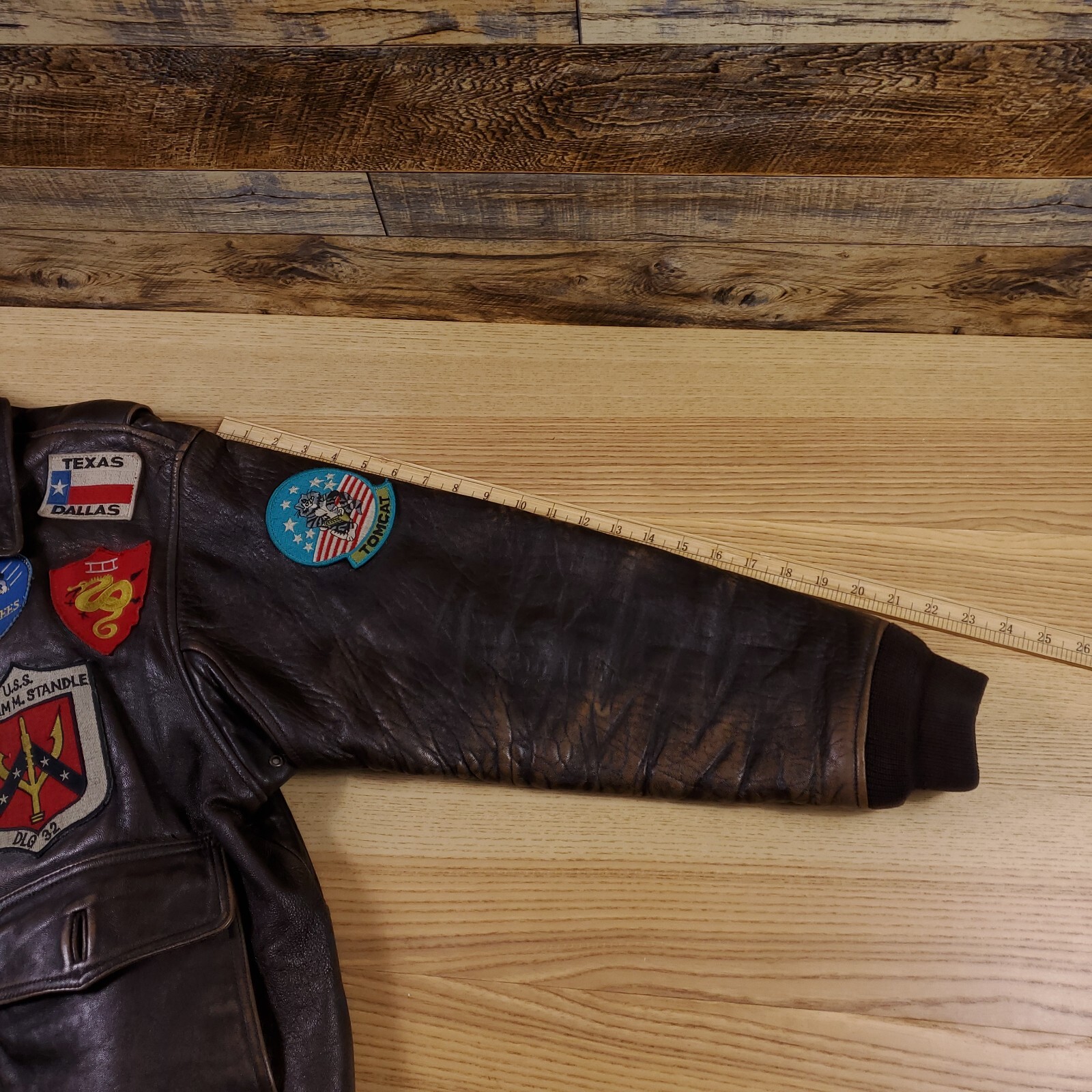 VTG AVIREX Type G-1 Leather Flight Bomber Jacket Size S or M