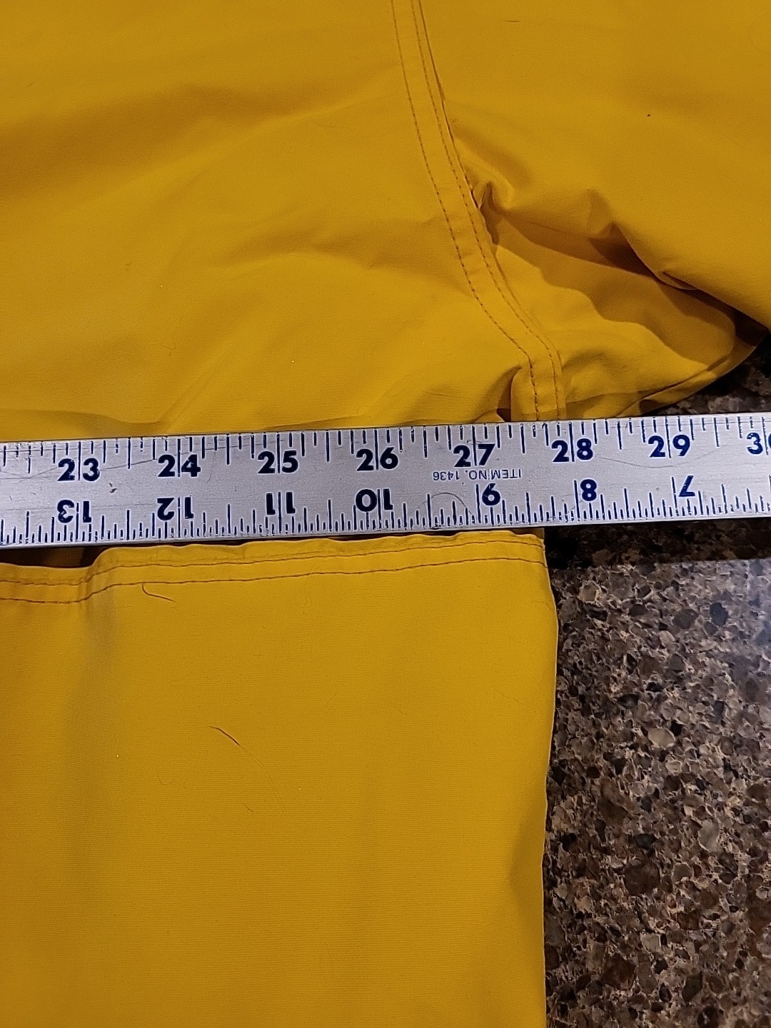 Vintage Sports master Yellow 1/4 Zip Pullover Jacket Large Lined w/Hood USA