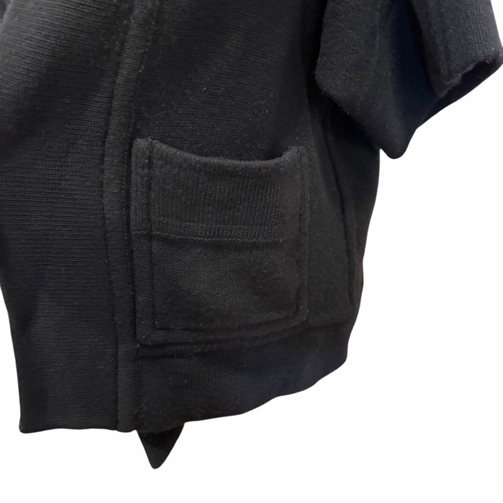 Stella McCartney : Reversible Cape Cardigan | Black | Italian Size 36