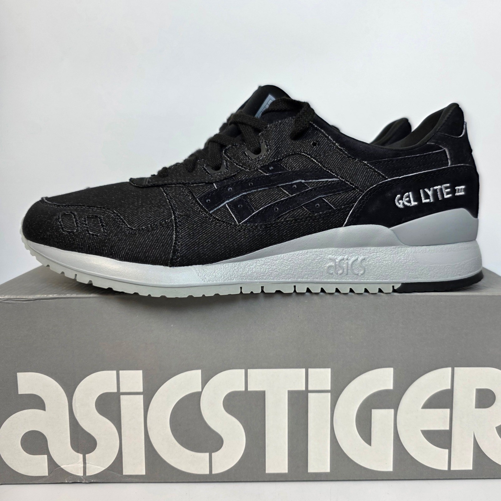 Asics Gel-Lyte III Men’s Black Grey Size 10.5 NEW in Box