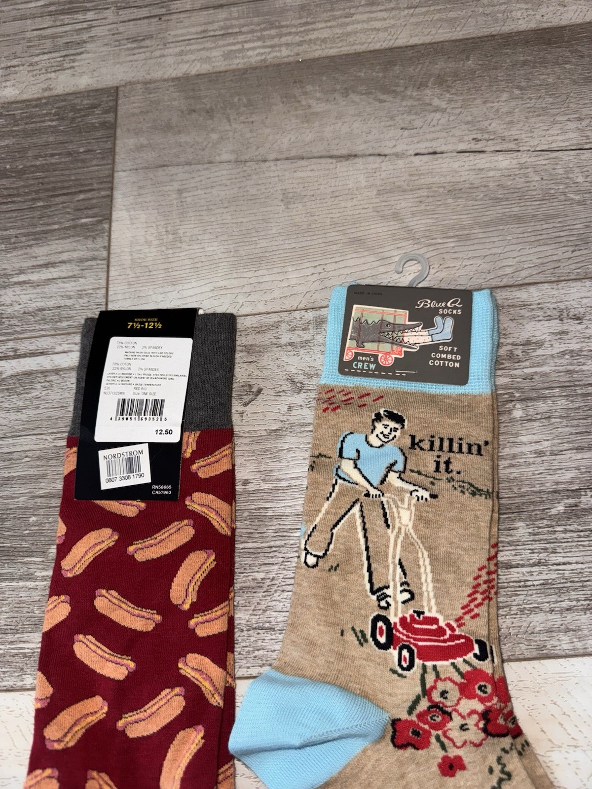 Killin’It Crew Socks Hotdogs – Lot of 2 New With Tags Men’s Sz 7-12.5