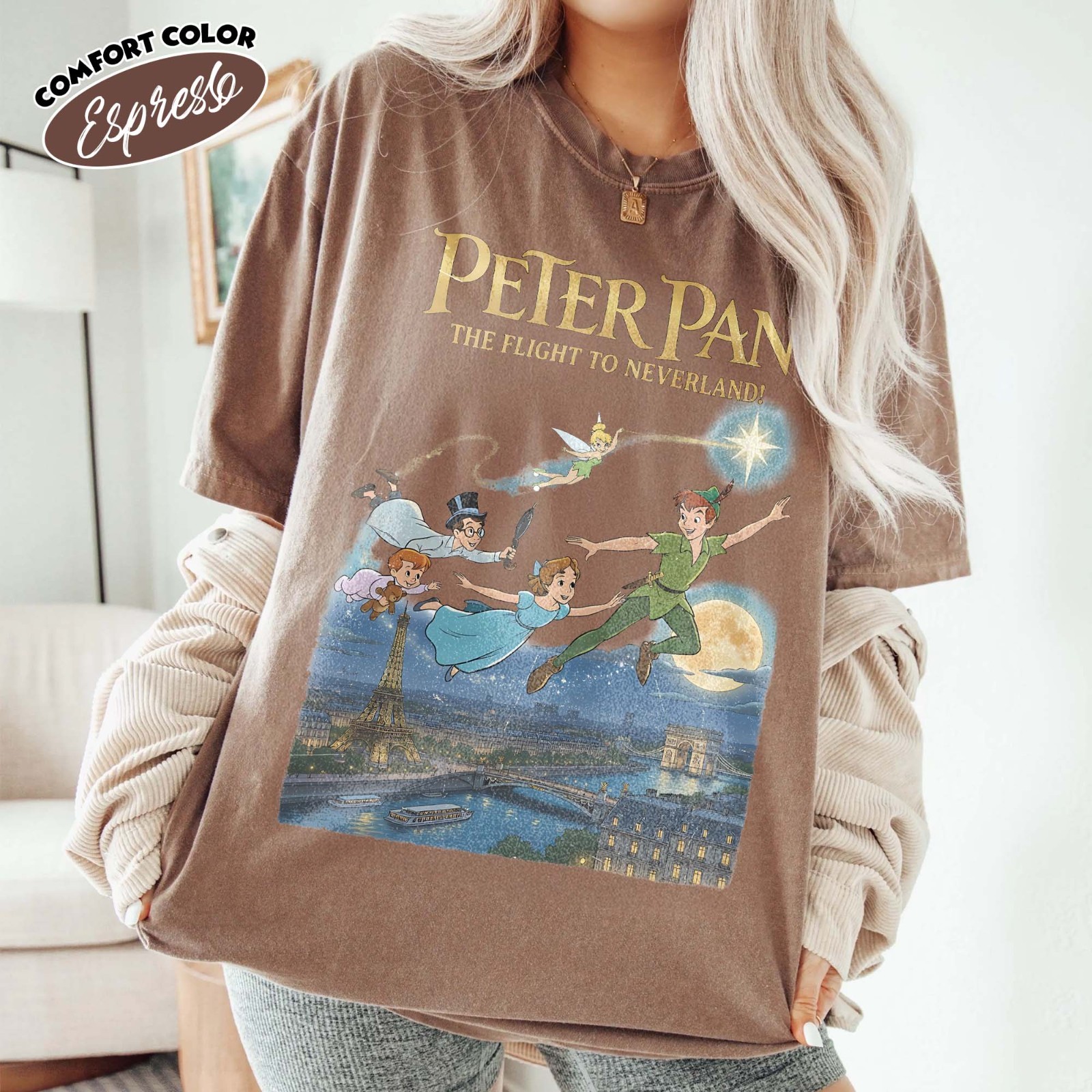 Vintage Peter Pan Disney Shirt Vintage Disney Ride Tee, Peter Pan Shirt
