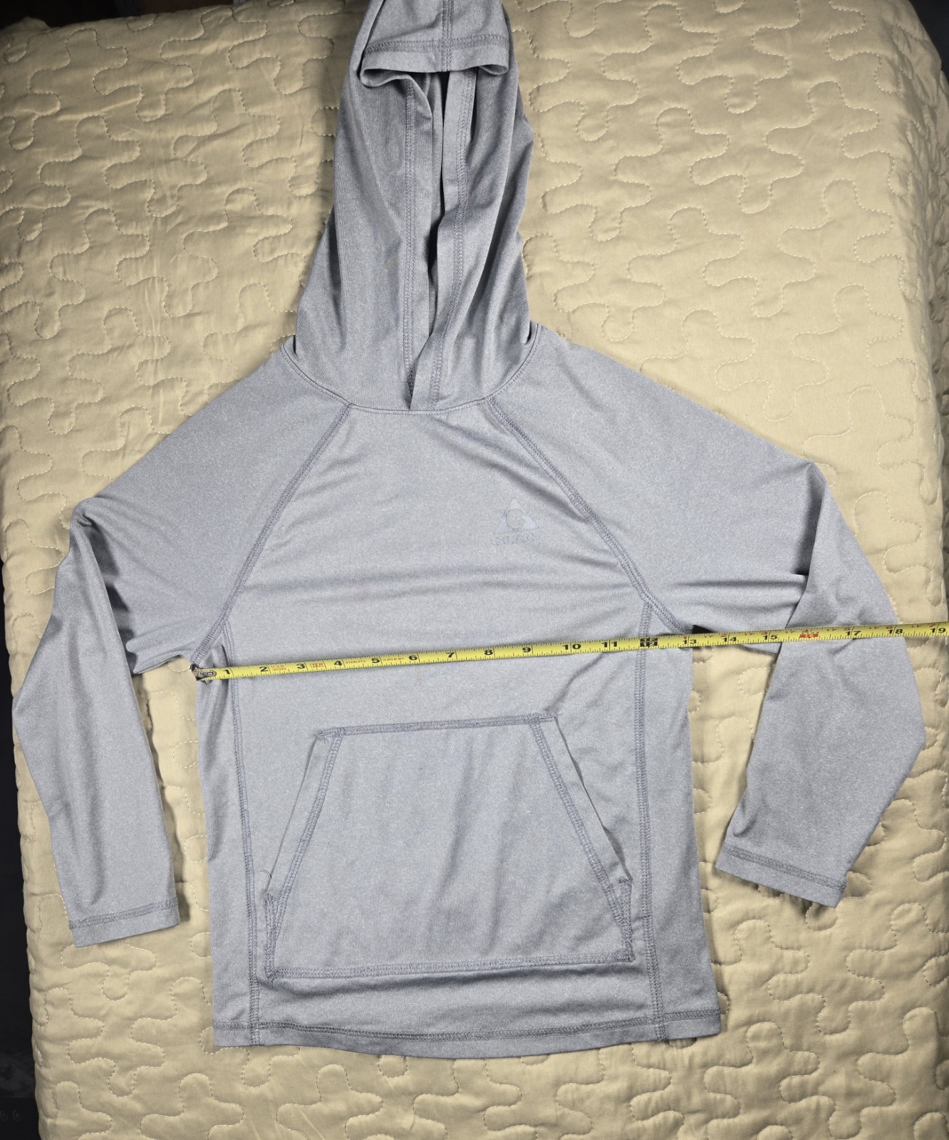 Gerry Boys Gray Pullover Hoodie Long Sleeve Pockets Logo Size XS (5/6)