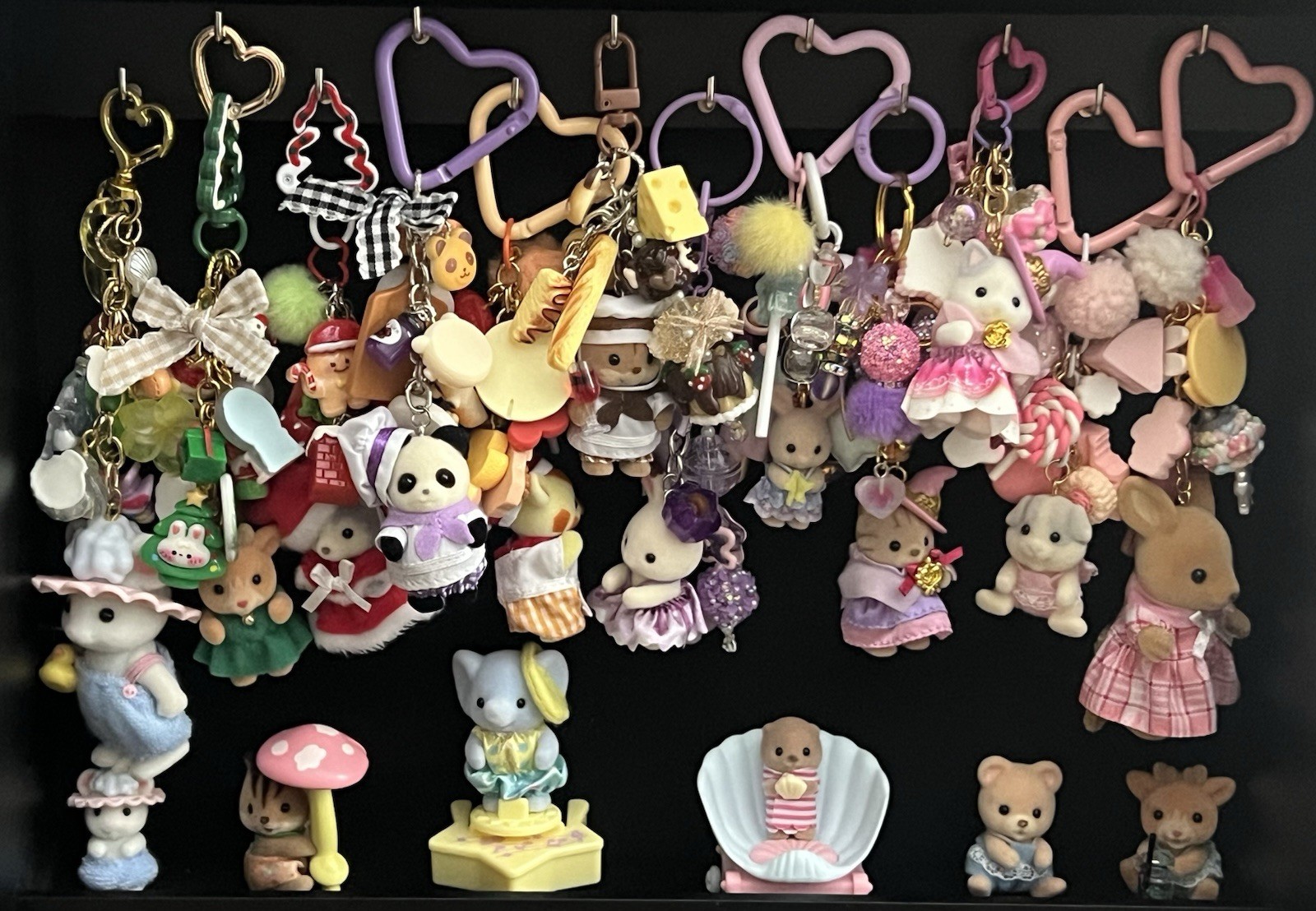 Custom Calico Critter Dreamer Bunny Keychain