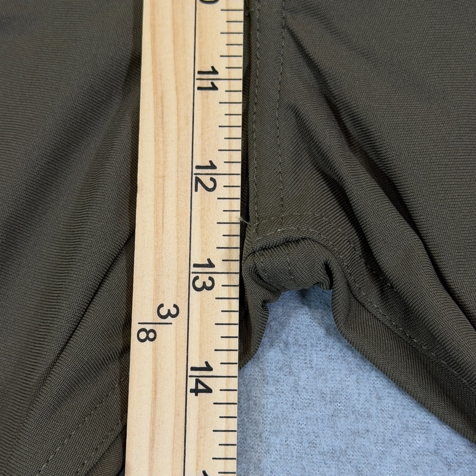 Levis Mens 514 Straight Fit Tech Pants Crocodile Brown Stretch Fit Cooling 40×30