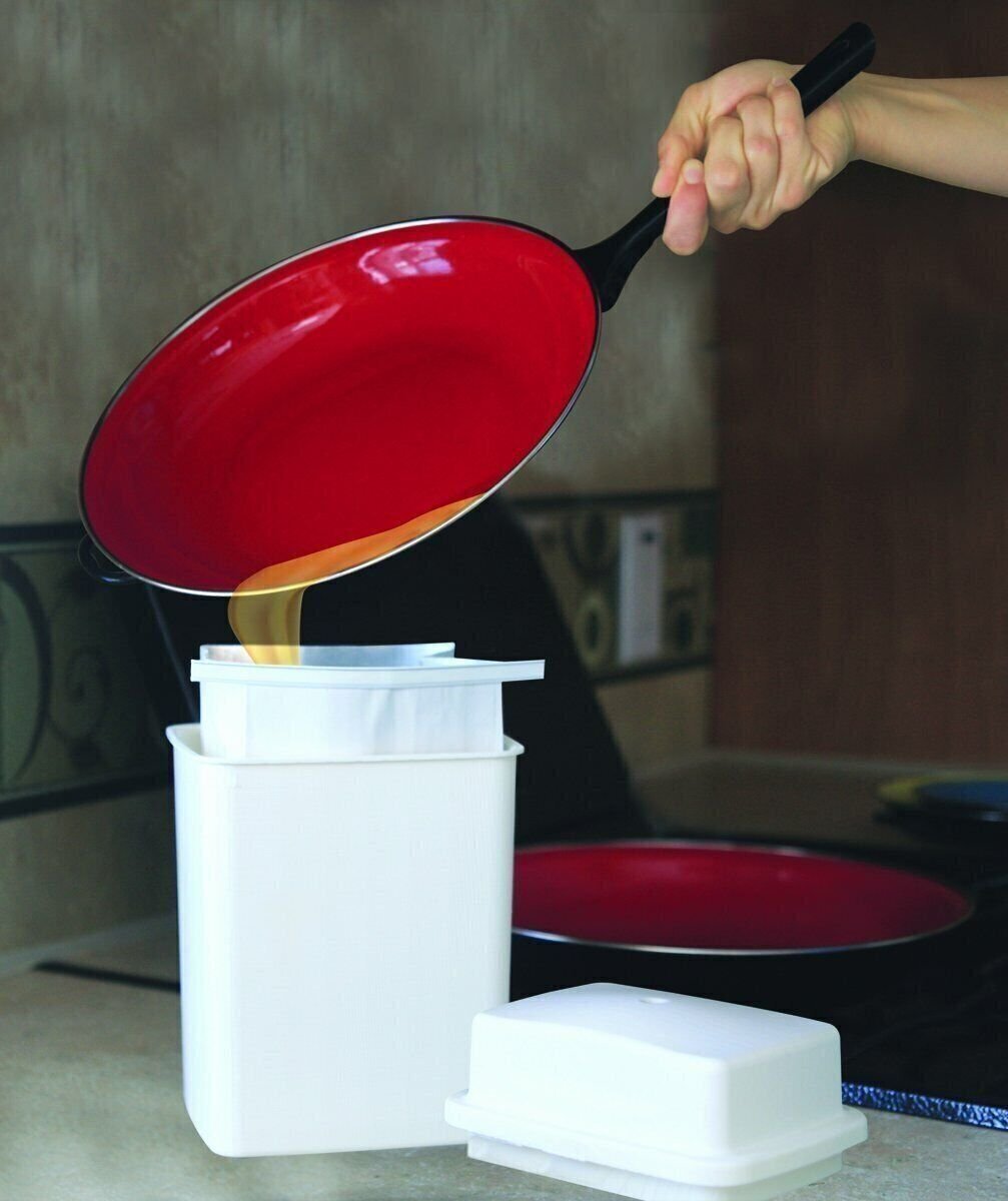 Camco Storage Easily Contain and Dispose Used Cooking Grease, Foil Lined Bags…
