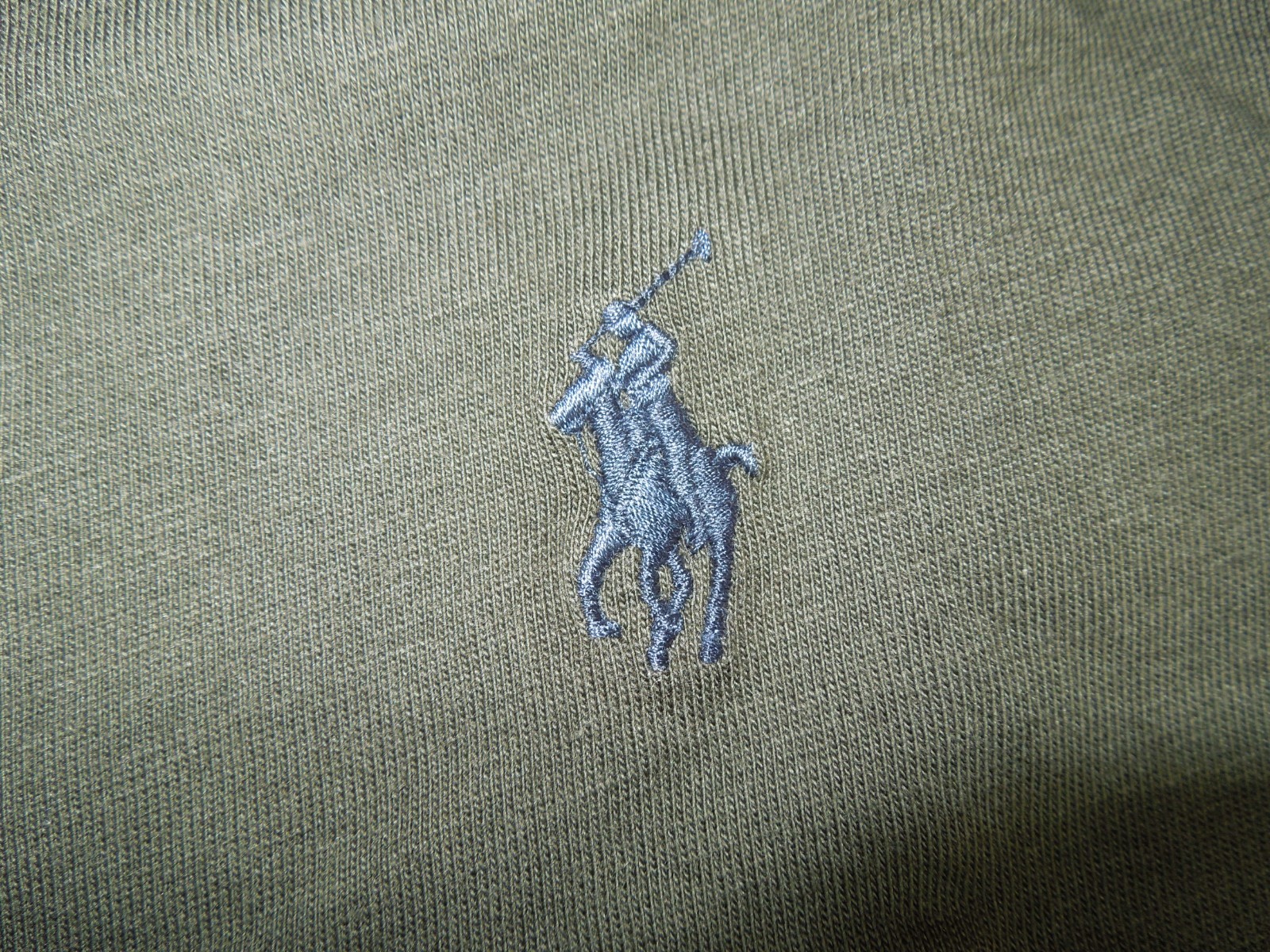 New Polo Ralph Lauren Mens Dark Green 4XLT Cotton Long Sleeve Shirt,Crew Neck