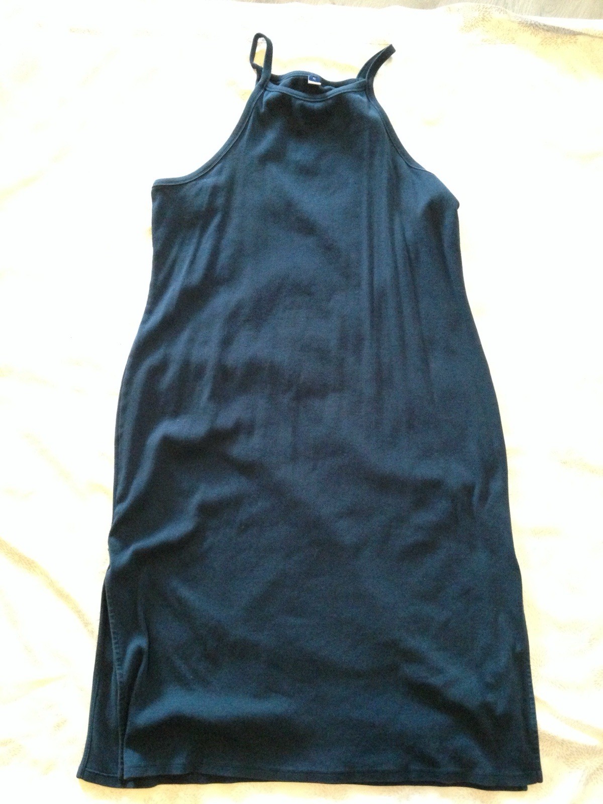 Old Navy Black Plus 3X Halter Neck Spaghetti Strap Knit Tank Top