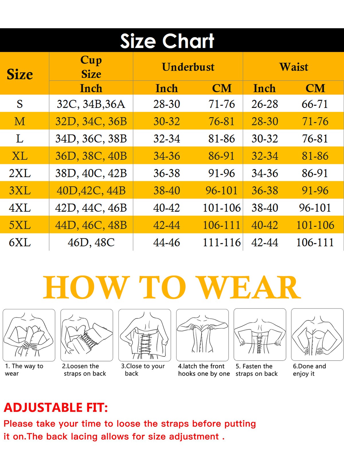 Women Steampunk Corset Bustier Top Vest Lace Up Waist Trainer Black Boned Shaper