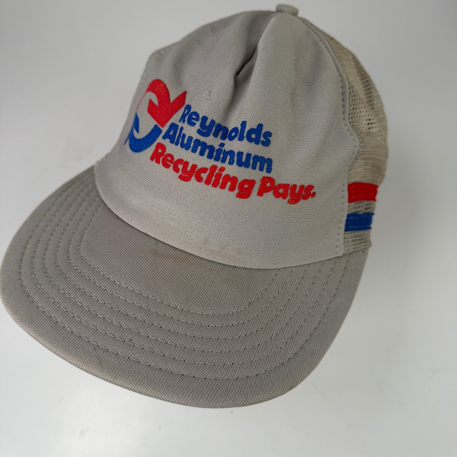 Reynolds Aluminum Recycling Pays Trucker Hat Men’s OSFA Gray Mesh Cap