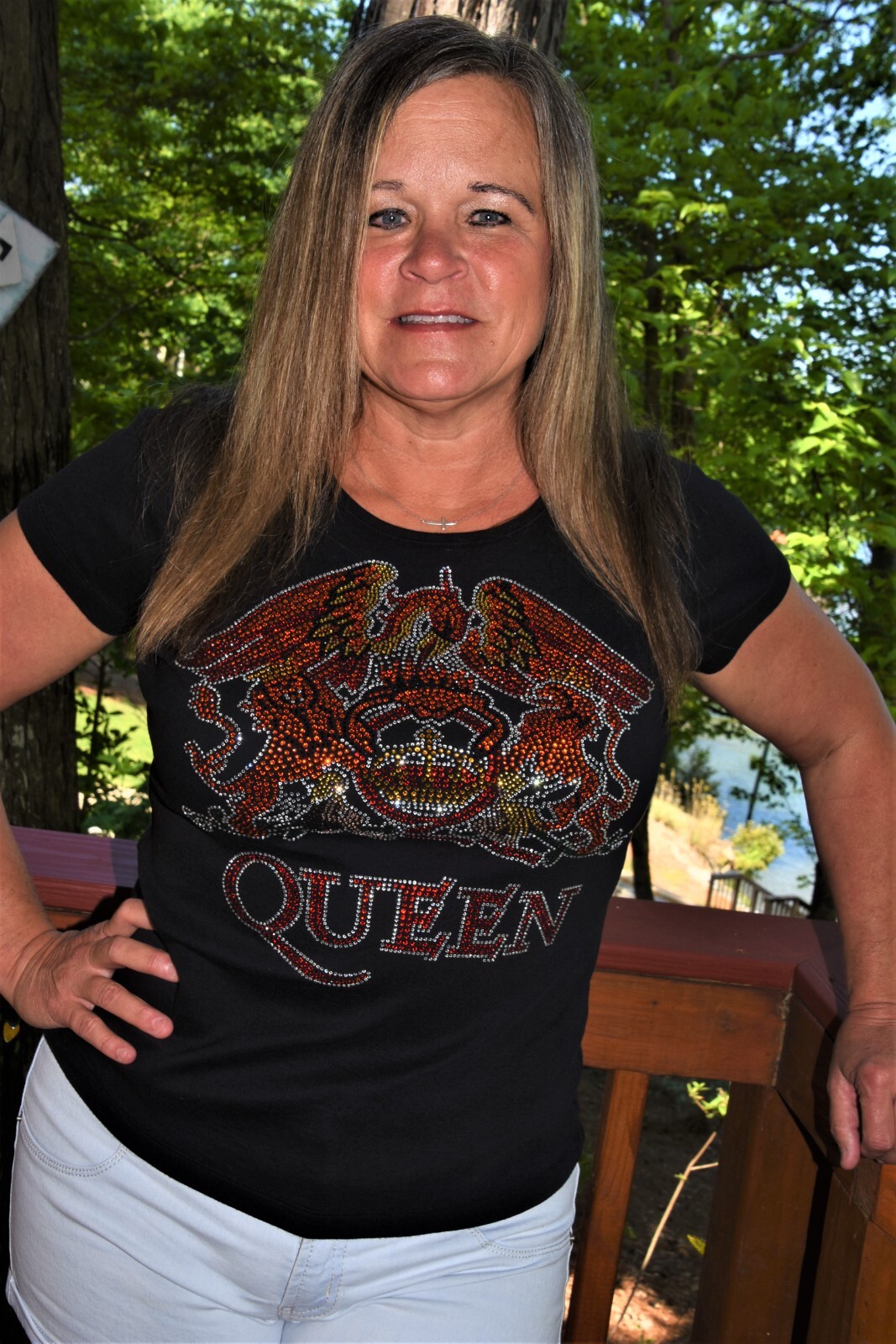 Queen rhinestone bling shirt tank XS S M L XL XXL 1X 2X 3X 4X5X Freddie Mercury