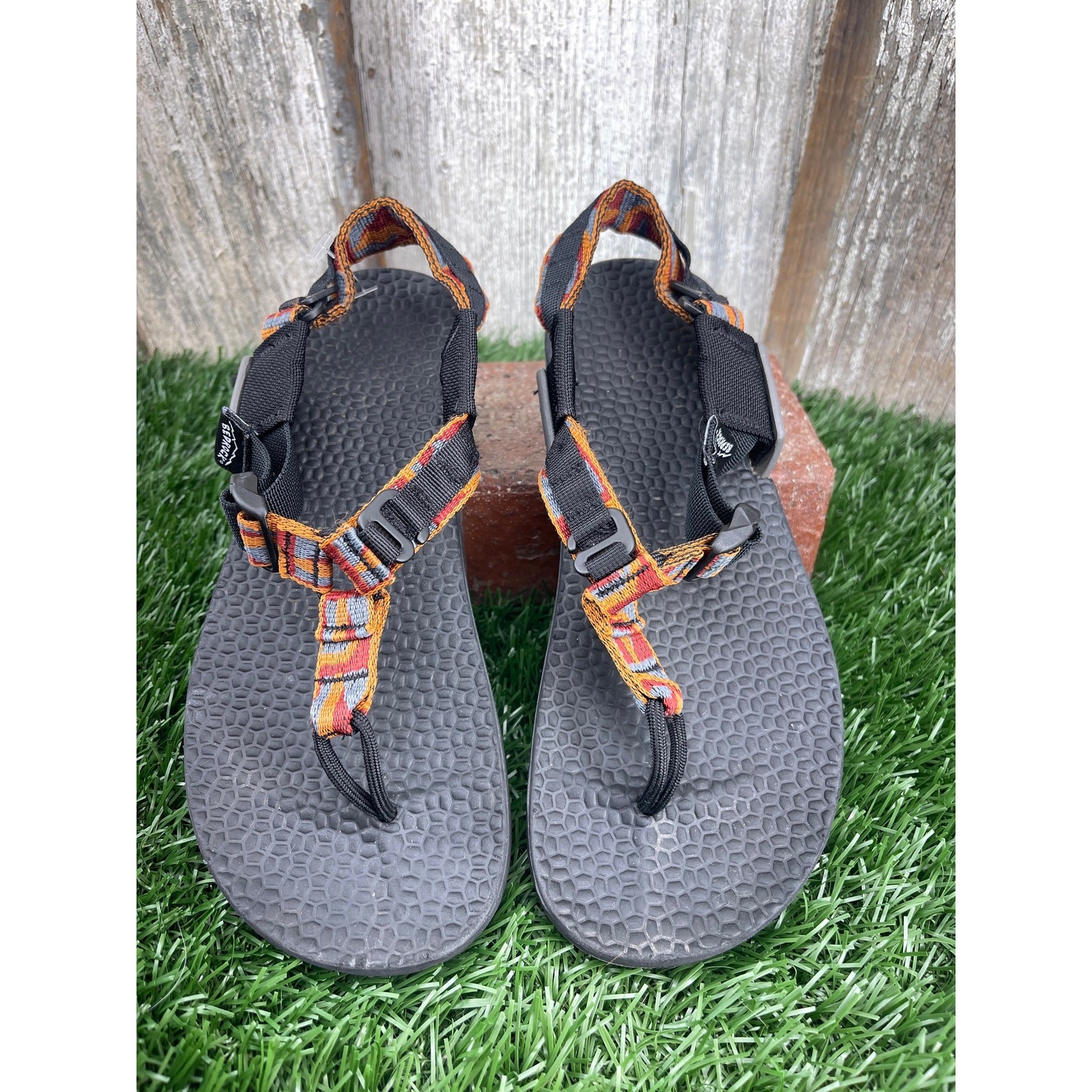 Bedrock Cairn 3D Minimalist Adventure Rust Sandals Women’s 6