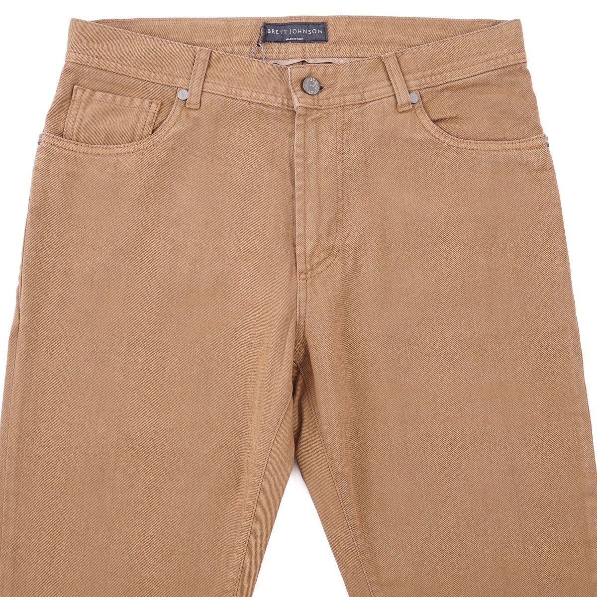 Brett Johnson Trim Straight Fit Light Brown-Tan Denim Jeans 32×34 NWT