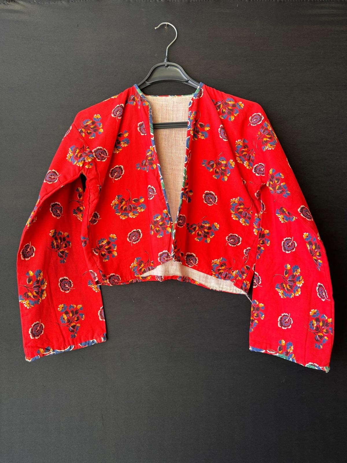 Hand-Sewn Anatolian Cepken from the Old Ottoman Period kaftan